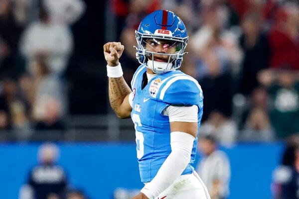 Ole Miss quarterback Trinidad Chambliss sues NCAA to get sixth season of eligibility