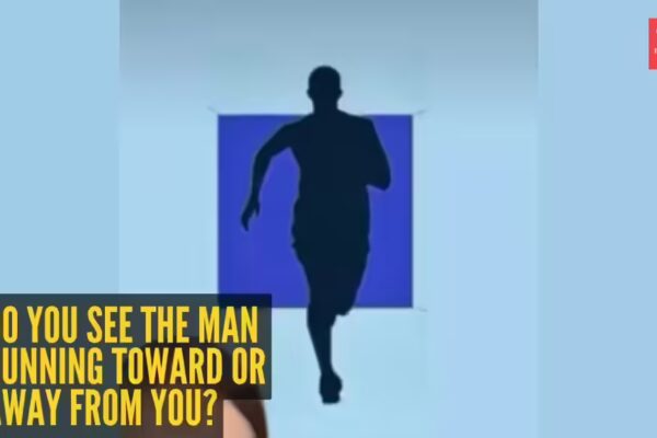 Optical illusion personality test: Do you see the man running toward or away from you? Your answer reveals what’s blocking your success - The Times of India