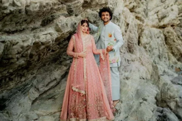 pakistani actor umer alam ties the knot with fiza masroor photo express