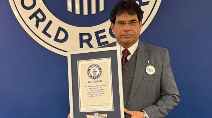 Pakistani tennis player recognised by Guinness World Record for 59 serves in one minute