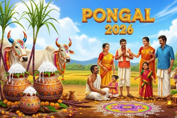 Pongal 2026: Bhogi, Thai Pongal, Mattu Pongal & Kaanum – Dates & Significance