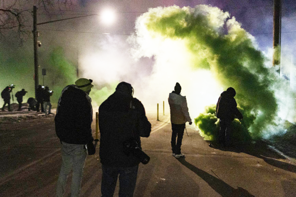 Protesters clash with federal officers after another ICE shooting in Minneapolis