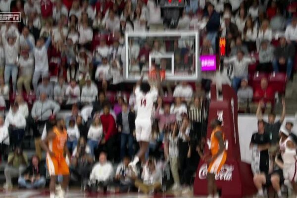 Reinstated Charles Bediako has 13 points in return to Alabama