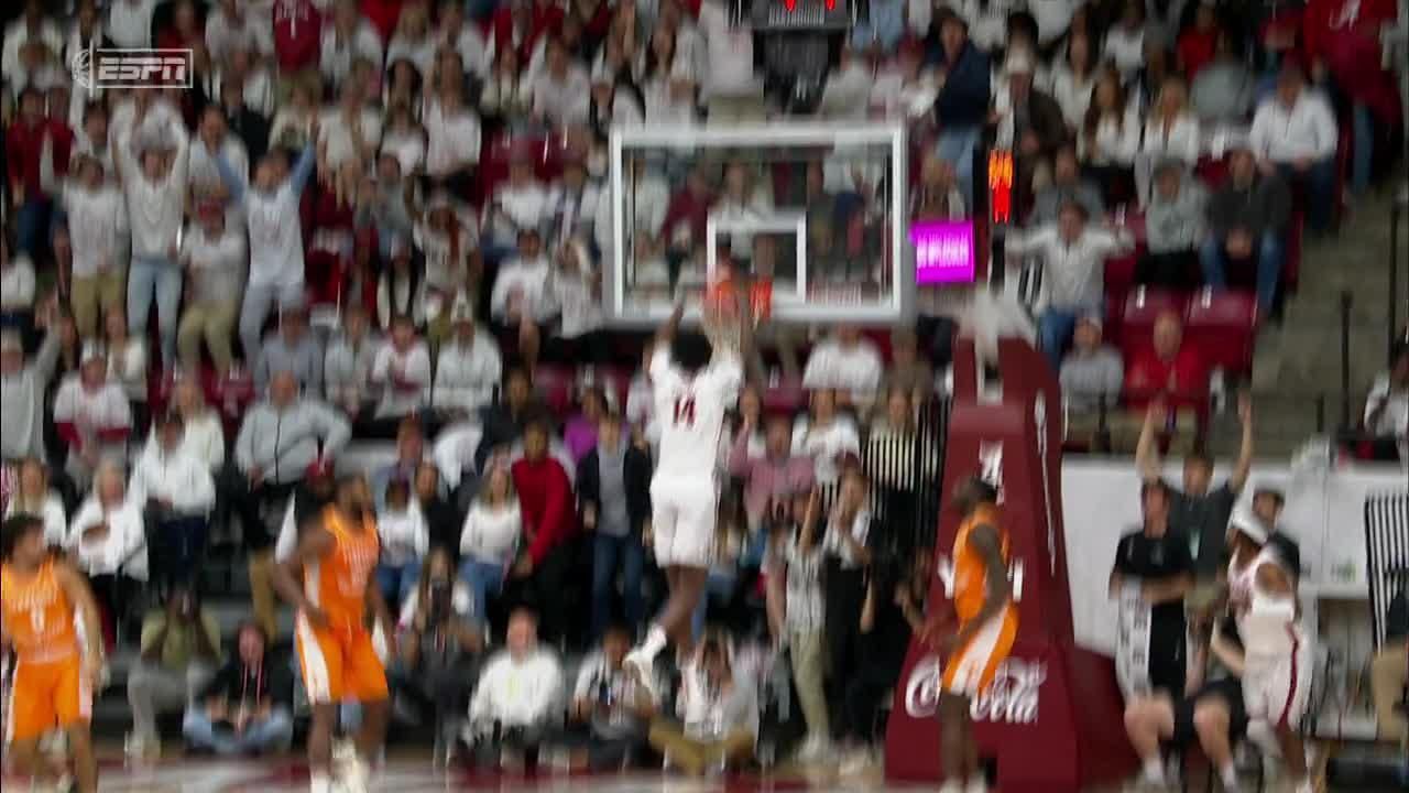 Reinstated Charles Bediako has 13 points in return to Alabama