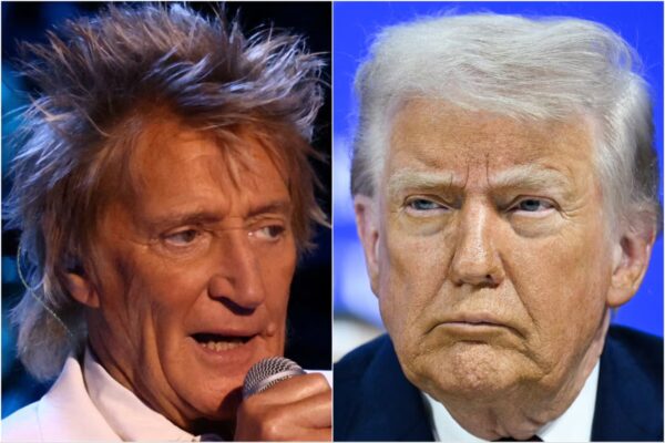 Rod Stewart brands Trump a ‘draft dodger’ after NATO troop remarks