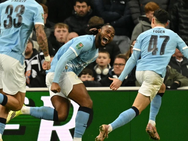 antoine semenyo opened the scoring for manchester city photo afp