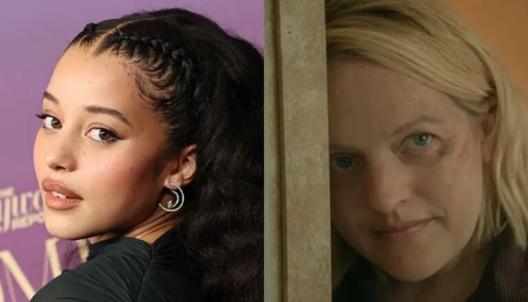 ‘The Testaments’ star Chase Infiniti recalls meeting Elisabeth Moss for first time