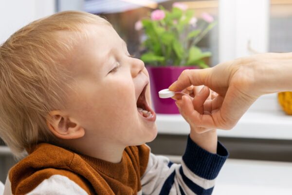 The average amount parents are spending on vitamins for children