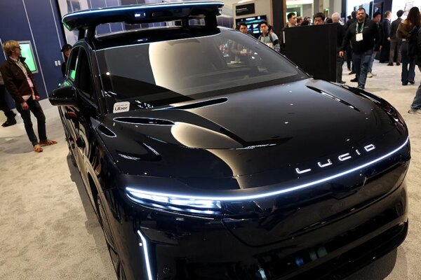 Uber unveils a new robotaxi with no driver behind the wheel