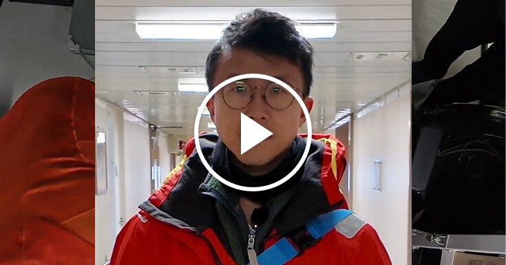 Video: Camping on a Glacier? Watch Your Step