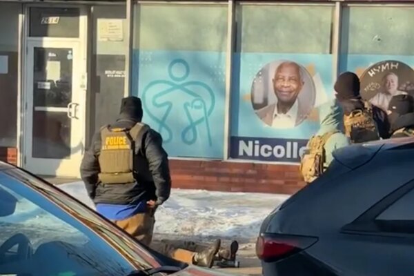 Video appears to show shooting involving federal agents in Minneapolis