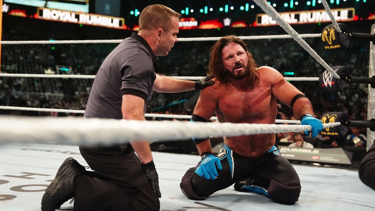 WWE Royal Rumble results: AJ Styles retires after loss to Gunther