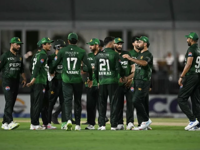 young side the pakistan team was celebrating their victory against west indies in the t20i series photo afp file