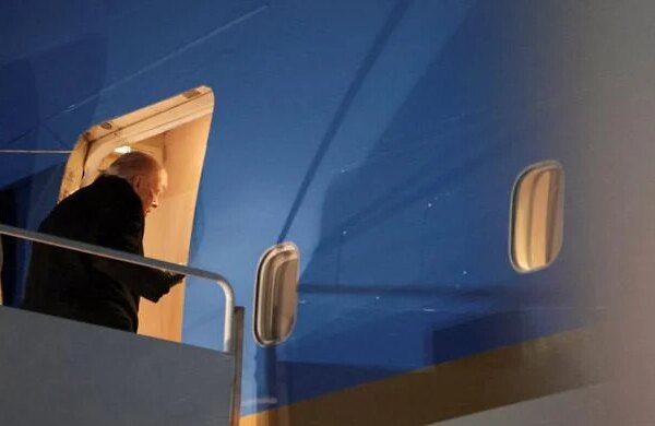 Why did Trump's Davos-bound plane turn back mid-flight?