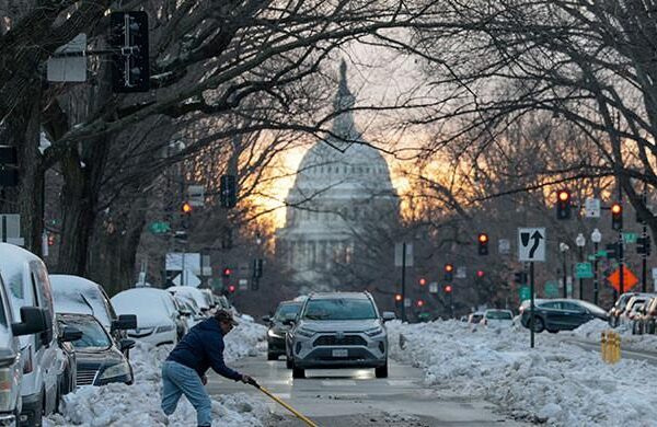 Winter storm kills dozens as cold lingers in central and eastern US
