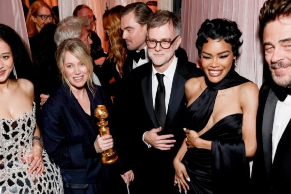 "One Battle After Another," "Adolescence" win big at Golden Globes