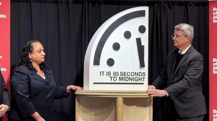 ‘Doomsday Clock' moves closer to midnight, a year into Trump term