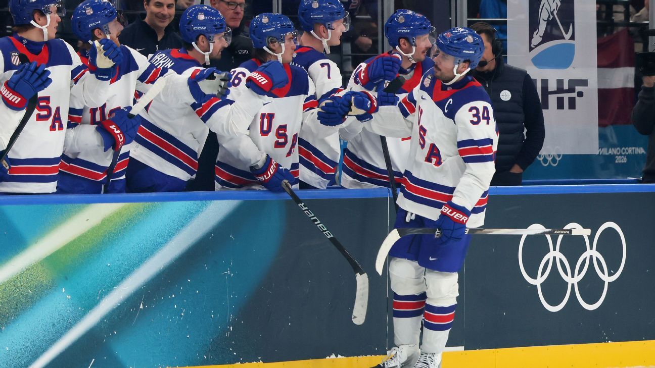 2026 Olympics: Top moments from USA-Latvia men's hockey
