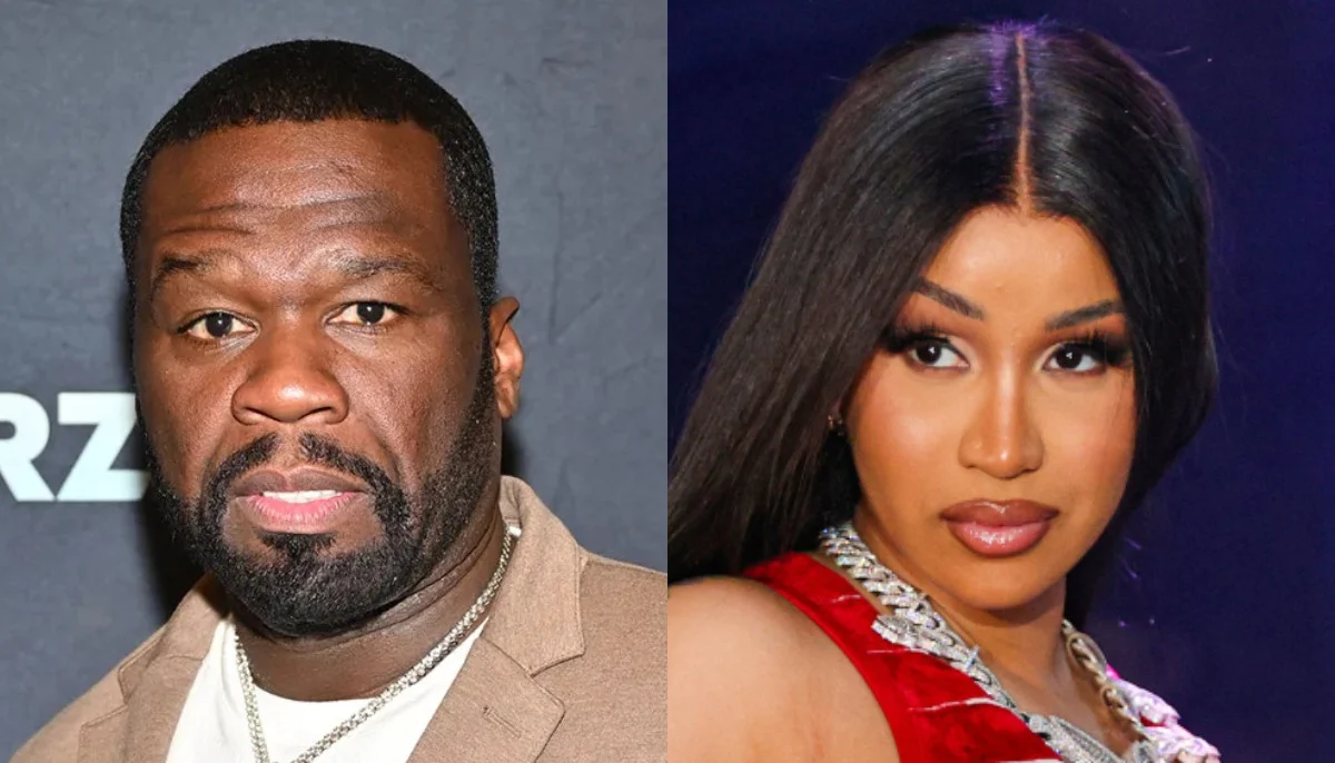 50 Cent gets called out over using slur for Cardi B