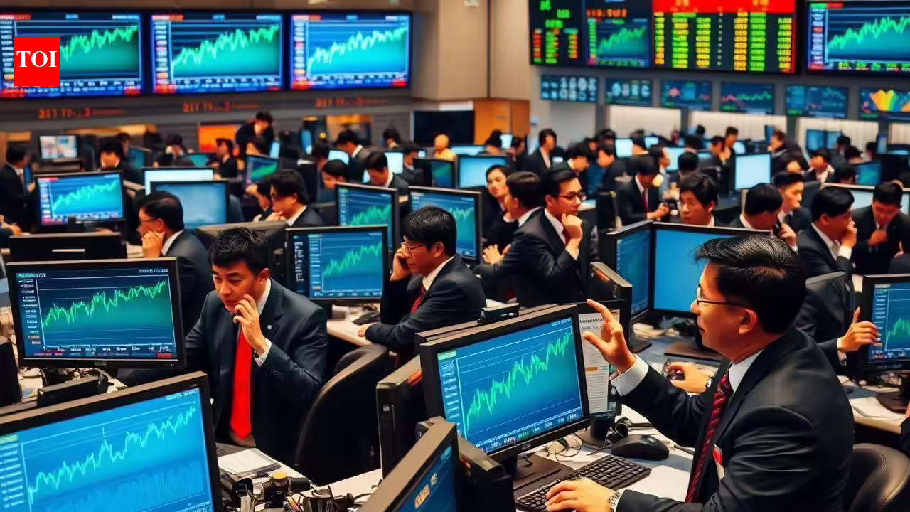 Asian stocks today: Markets trade in green after Wall Steet's strong rally; Nikkei jumps over 2% to record highs - The Times of India