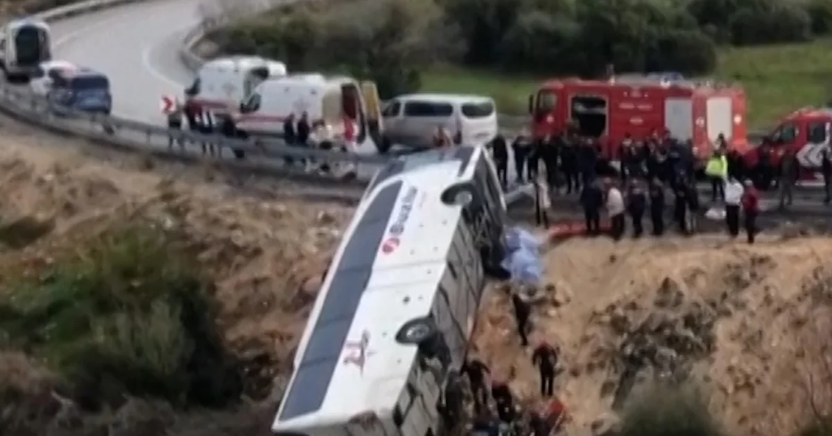 At least nine killed, 26 injured in Turkey bus accident