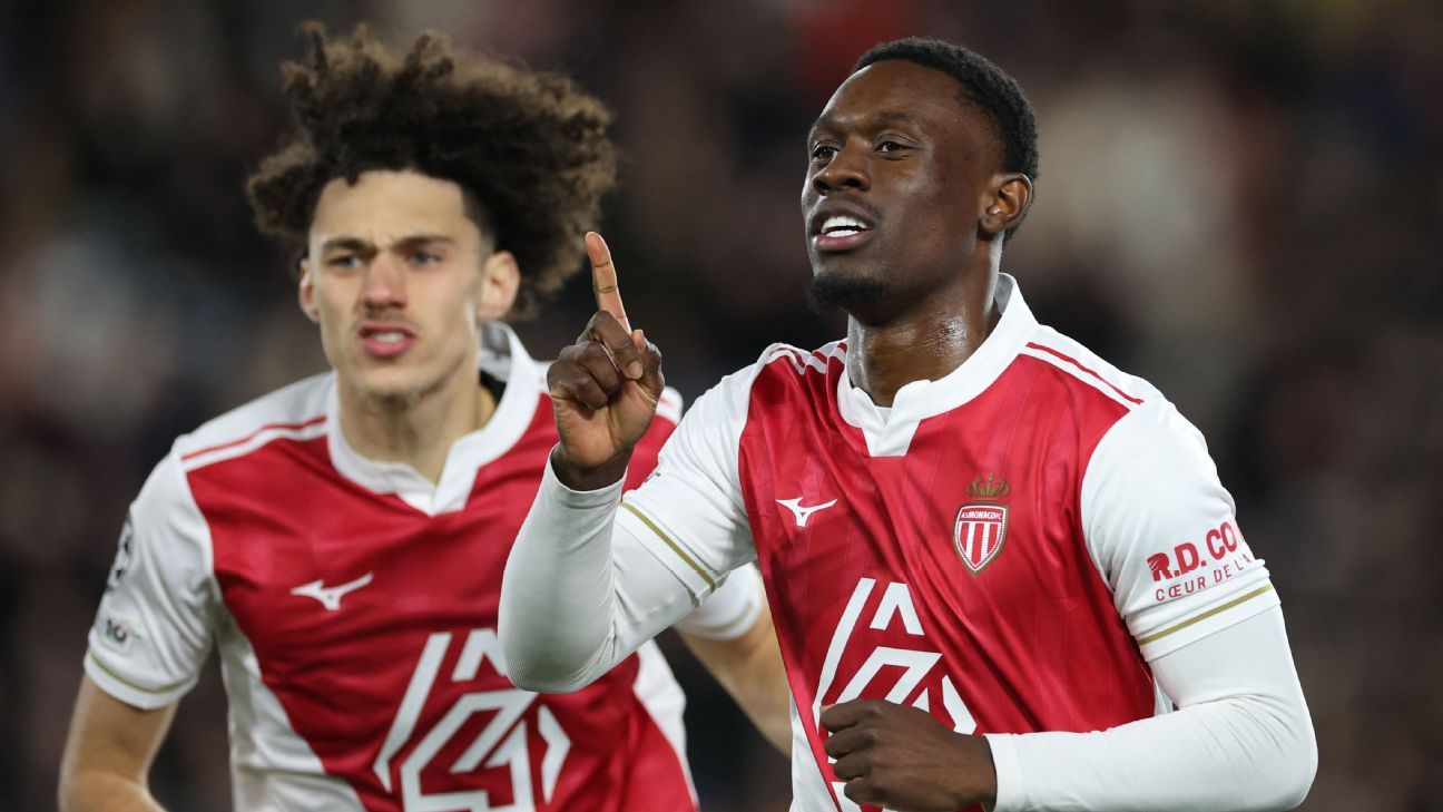 Balogun double for Monaco sets U.S. mark in UCL knockouts
