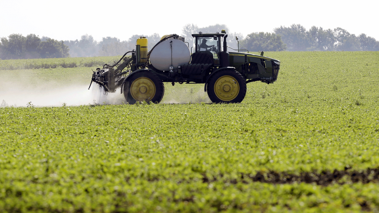 Pesticide in food that