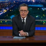 Colbert blasts CBS again over his interview with James Talarico