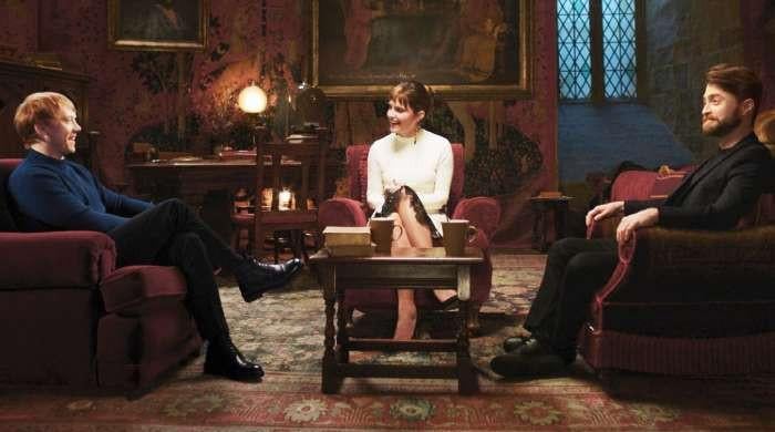 Daniel Radcliffe, Rupert Grint, Emma Watson discuss new 'Harry Potter'