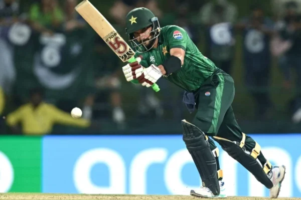 pakistan s sahibzada farhan plays a shot during the 2026 icc men s t20 cricket world cup super eights match between england and pakistan at the pallekele international cricket stadium in kandy on february 24 2026 photo afp