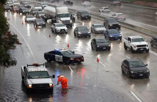 Flash flood warning issued for Los Angeles as powerful storm drenches Southern California