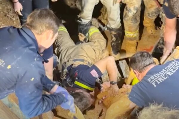 Florida man who went missing on Valentine's Day rescued after being stuck in 'quick sand' mud for days
