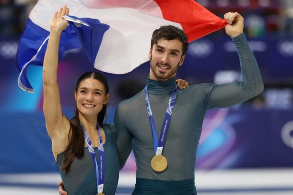 French Olympic ice dance gold medalists respond to scoring criticism at Milan Cortina Olympics