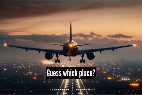 Guess which place: It has an airport runway crossing a public road | - The Times of India