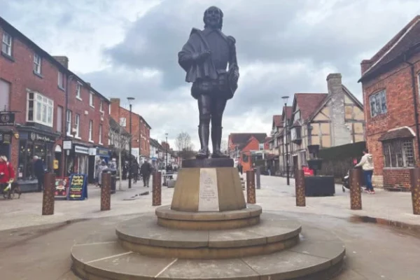 a statue of william shakespeare stands outside his birthplace in stratford upon avon britain photo reuters