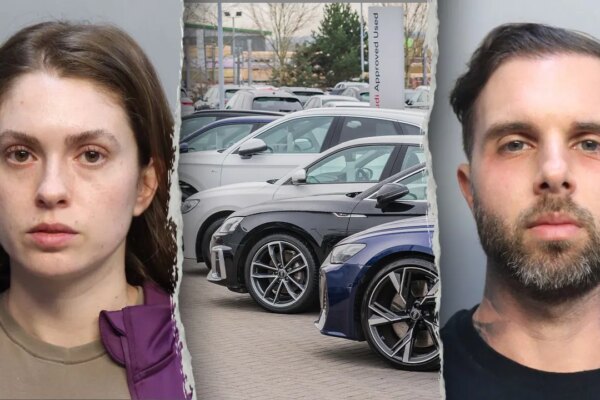 High-end car hustle crashes as couple accused of flipping luxury rides with bogus titles
