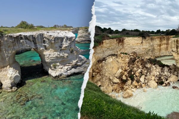 Iconic 'Lovers' Arch' on Italian coast collapses on Valentine's Day