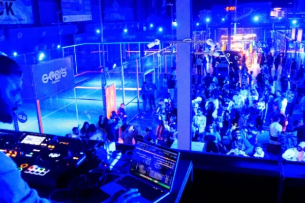 neon padel party in karachi photo reuters