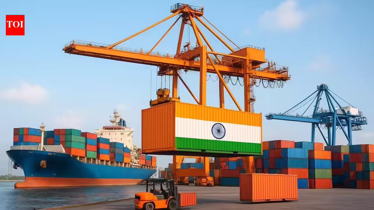 India’s exports to US drop 22% due to Trump’s 50% tariffs; overall trade data suggests signs of resilient market diversification - The Times of India