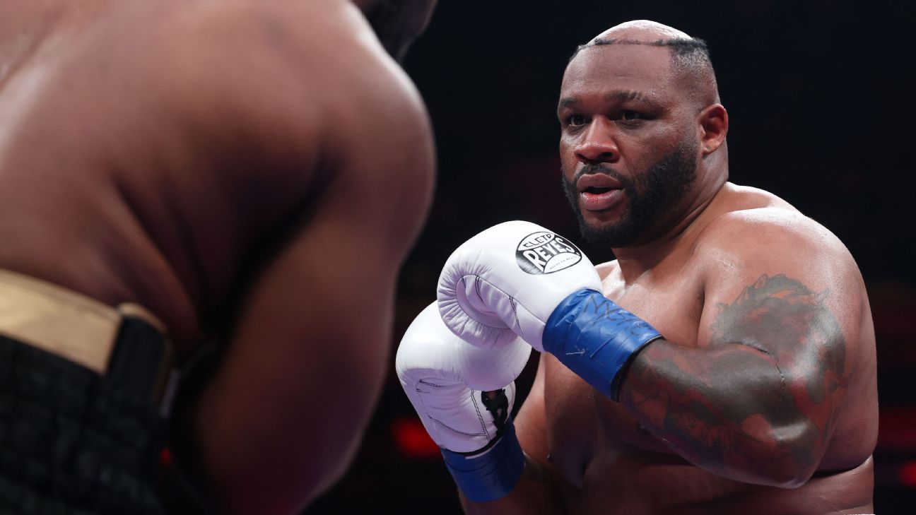 Jarrell Miller's toupee gets knocked off in victory over Kingsley Ibeh
