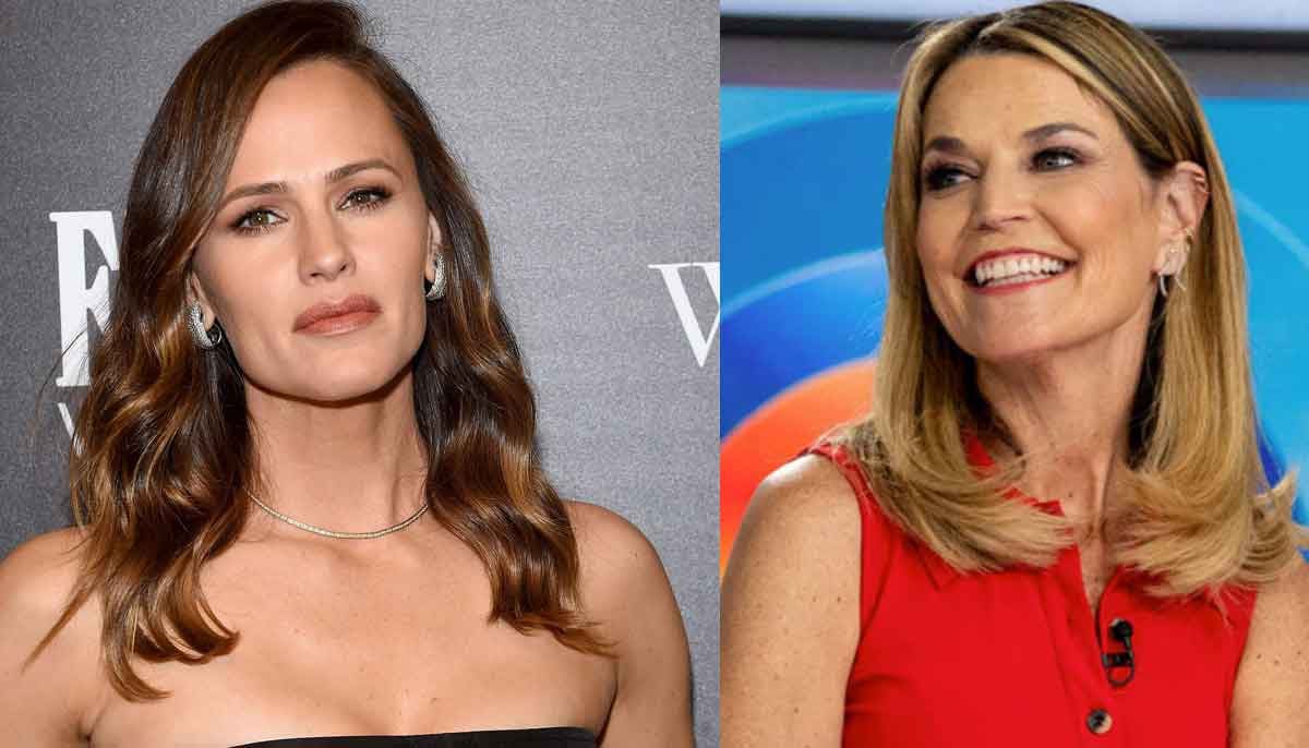 Jennifer Garner reacts to Savannah Guthrie
