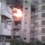 Karachi gas explosion triggers high-rise building fire, child dead, four injured