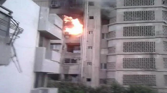 Karachi gas explosion triggers high-rise building fire, child dead, four injured
