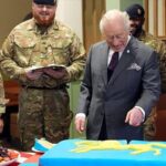 King Charles tours army air defence systems and finds the real threat is cake