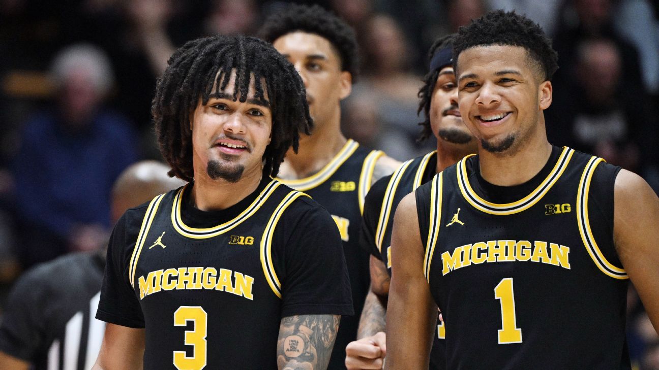 Men's college basketball Power Rankings: A 1-2 showdown on tap this weekend