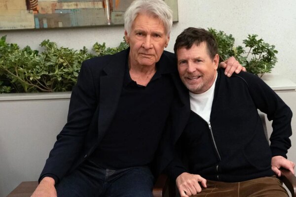 Michael J. Fox aura sweeps Harrison Ford in
