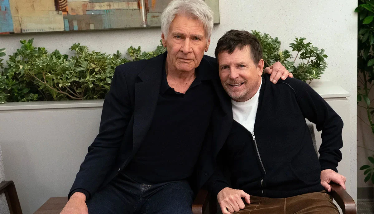 Michael J. Fox aura sweeps Harrison Ford in