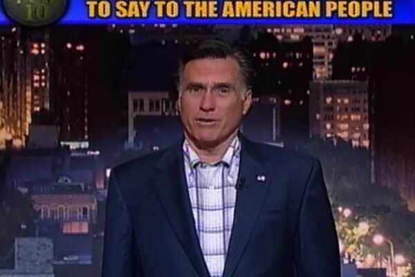 Mitt Romney reads Late Show's Top Ten