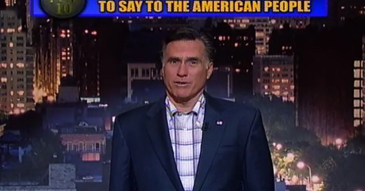 Mitt Romney reads Late Show's Top Ten