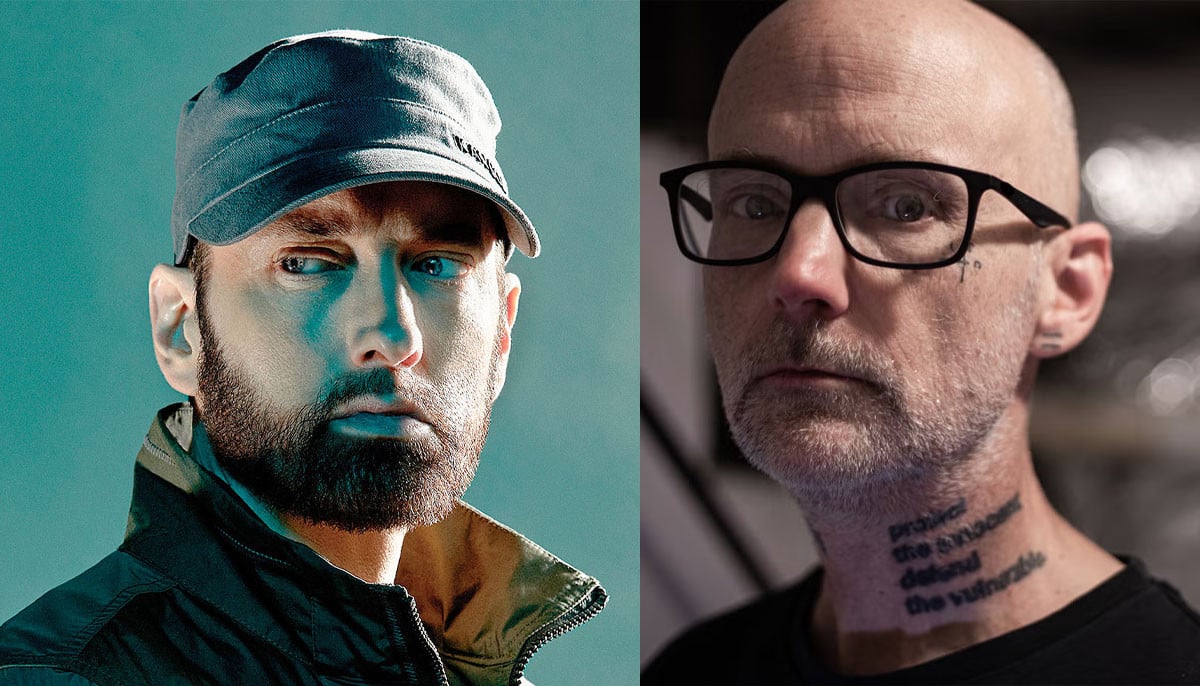 Moby sings praises of Eminem after calling rapper 'misogynist, homophobe, racist and antisemite' 25 years ago